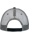 Meshback Hat in Black and Gray - Back View