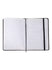 Journal Book In Black & White - Open Page View