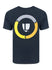 Men's T-Shirt In Black - Back View