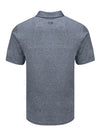 Men's Cutter & Buck Heathered Stretch Polo In Grey - Back View