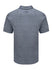 Men's Cutter & Buck Heathered Stretch Polo In Grey - Back View